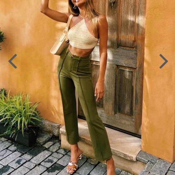 Verge Girl Green Dress Pants - Picture 2 of 11